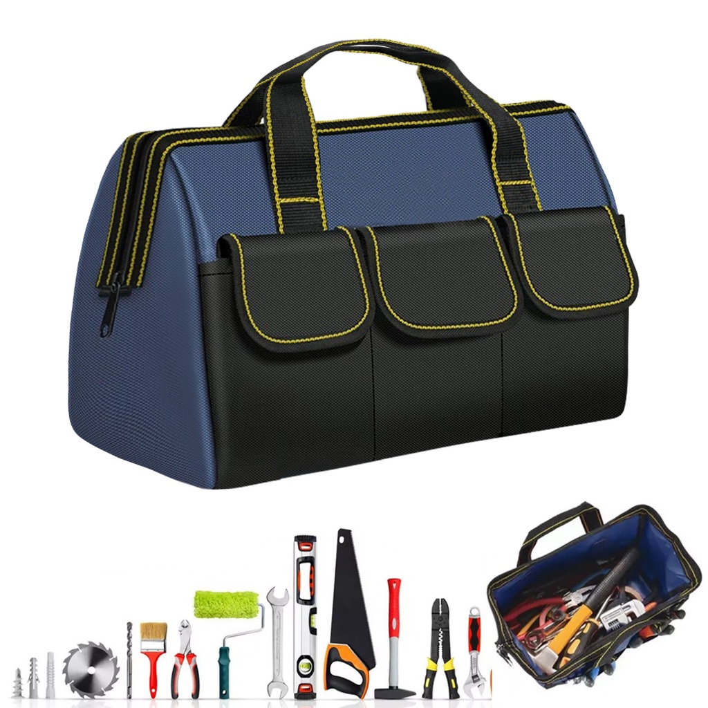 Bolsa Maleta Ferramentas 13 Polegadas Reforçada Cor Azul para ferramentas e acessórios Vonder