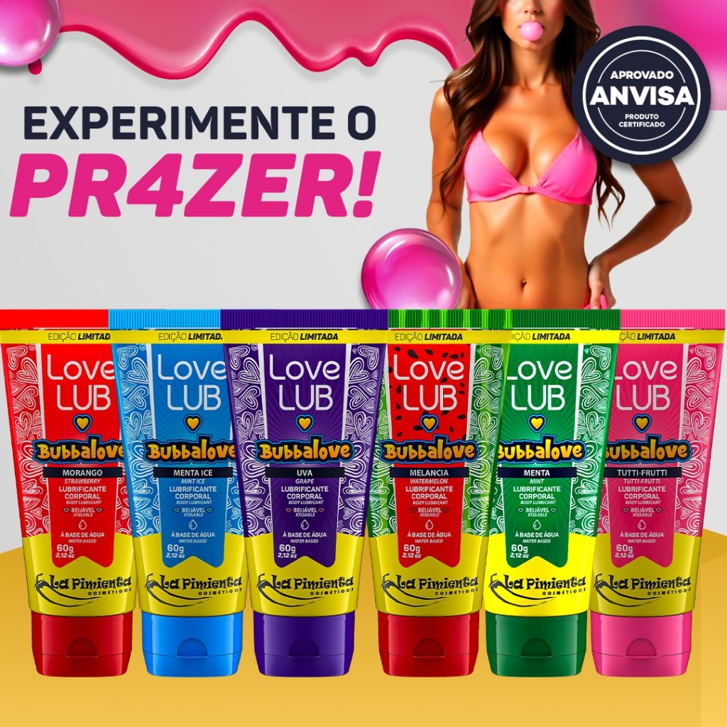 LUBRIFICANTE ÍNTIMO LUBRIFICAÇÃO SUAVE QUE AUMENTA O PRAZER