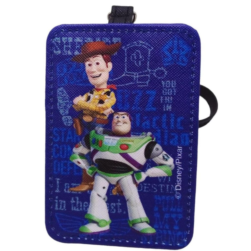 Etiqueta Bagagem Toy Story Woody Buzz Azul 10.5×7.5cm Disney