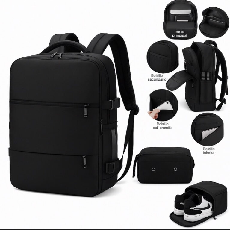 Mochila de Viagem  Masculina e Feminina Impermeáv