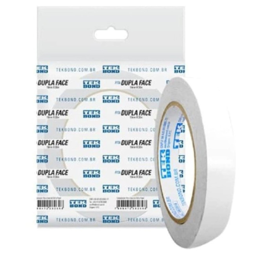 Fita Dupla Face Tek Bond 19mm X 30m