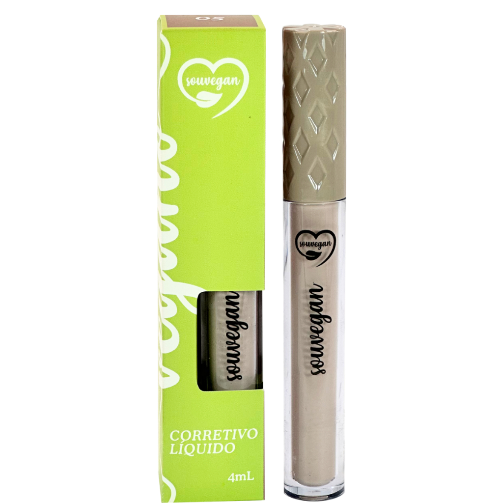 Corretivo Líquido Facial 05 Souvegan Efeito Matte Vegano Lançamento Maquiagem