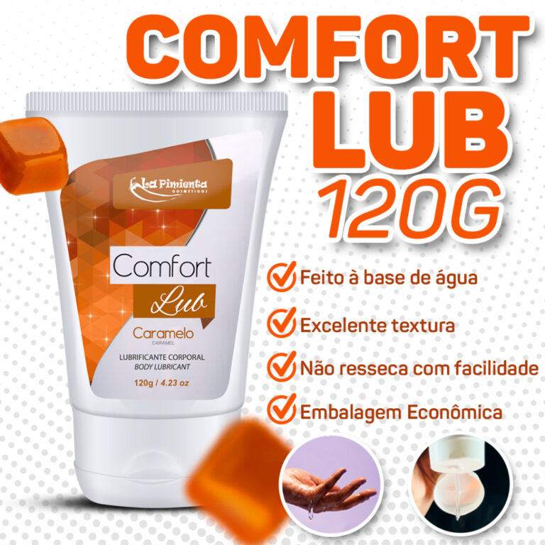 LUBRIFICANTE COMFORT 120 SENSAÇÃO SUAVE E NATURA