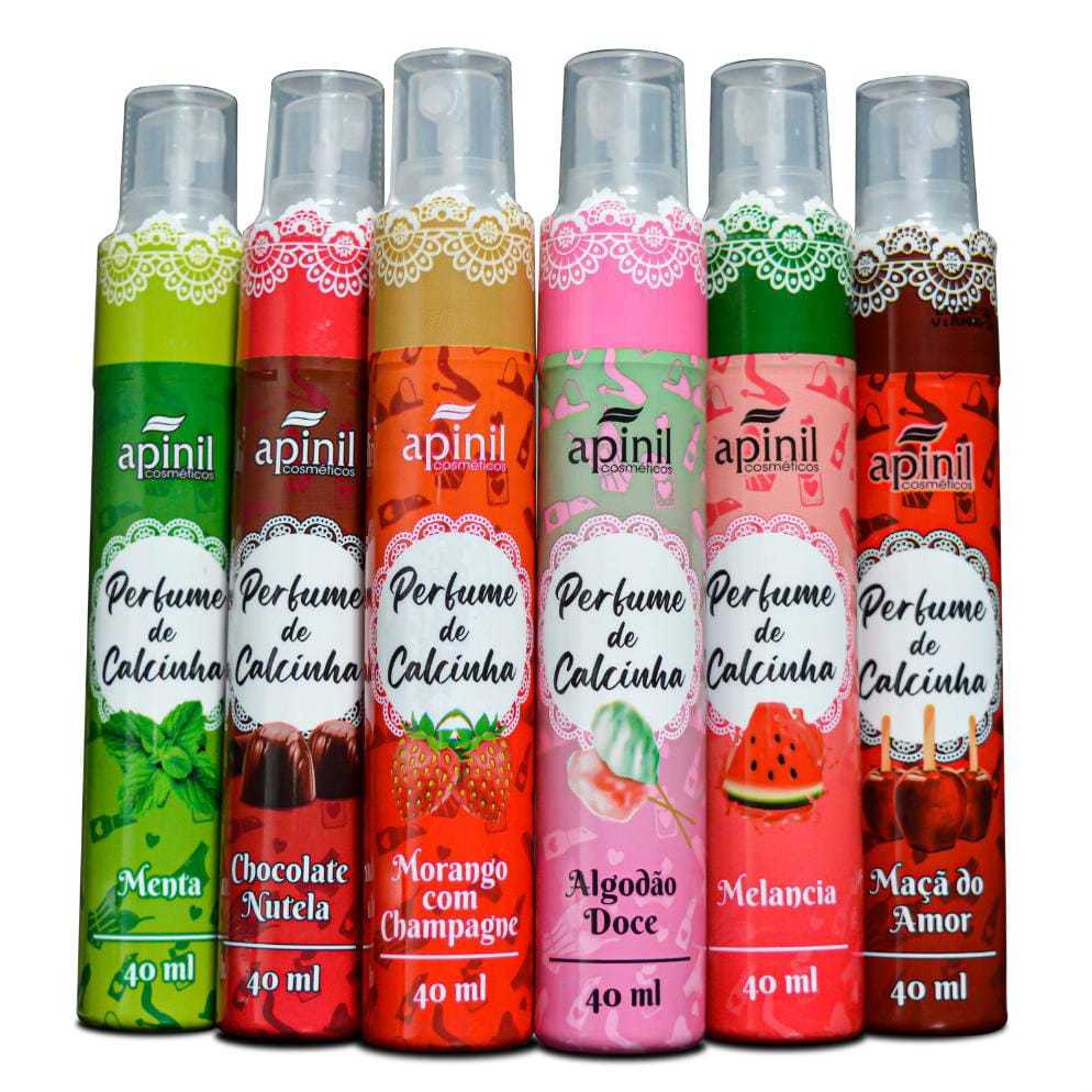 Spray Perfume Intimo de Calcinha Aromatico Desodorante Apinil 40ml Sensual Feminino/ Masculino