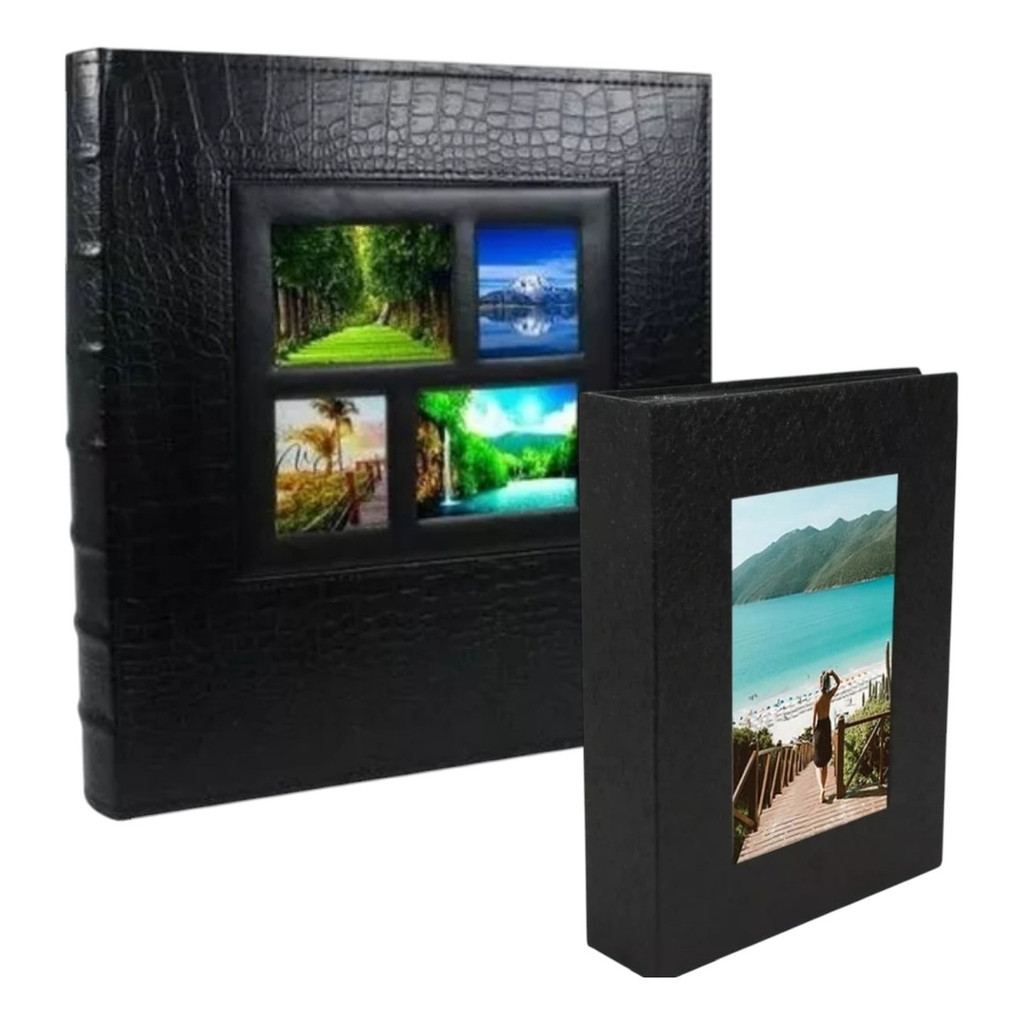 Kit Álbum De Fotos 400 + 200  Fotos 10×15 Cm Acabamento Luxo