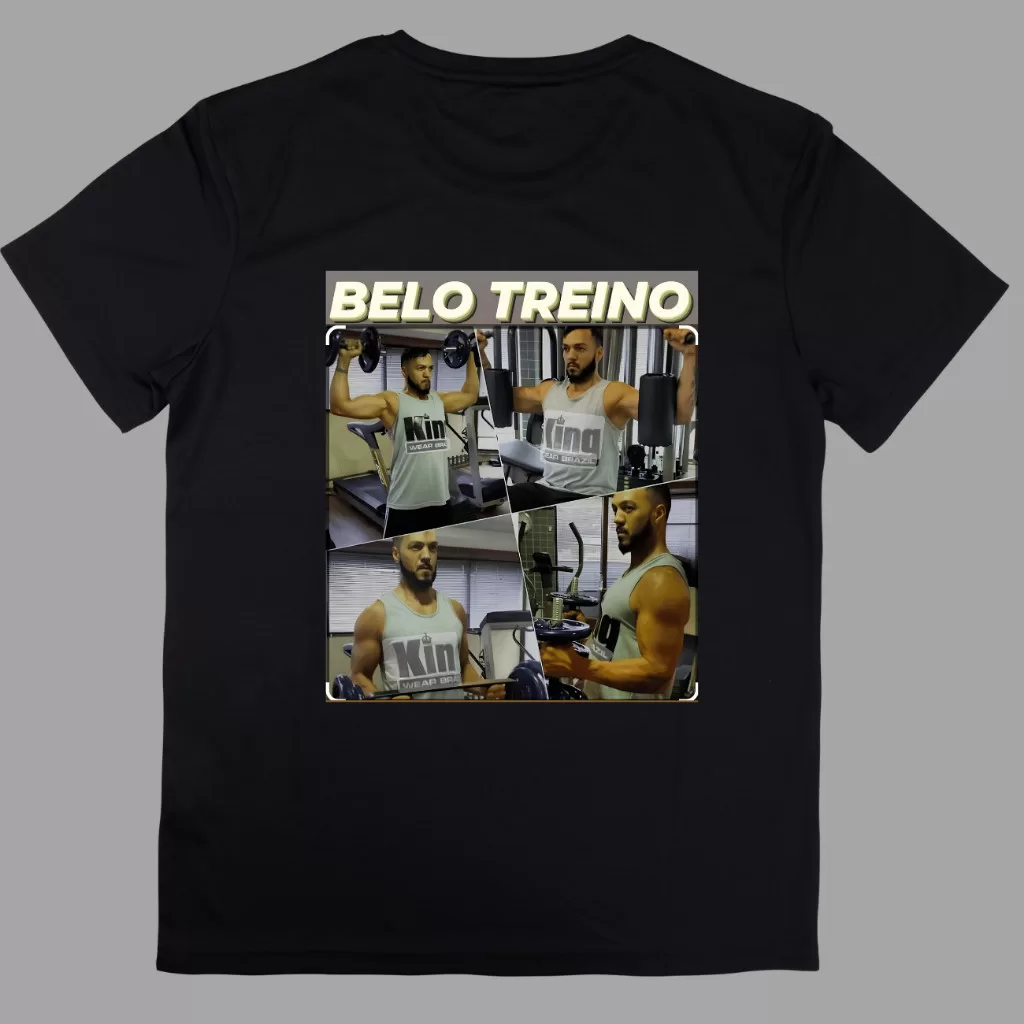 Camiseta Treino Meme – Belo Treino – Preta