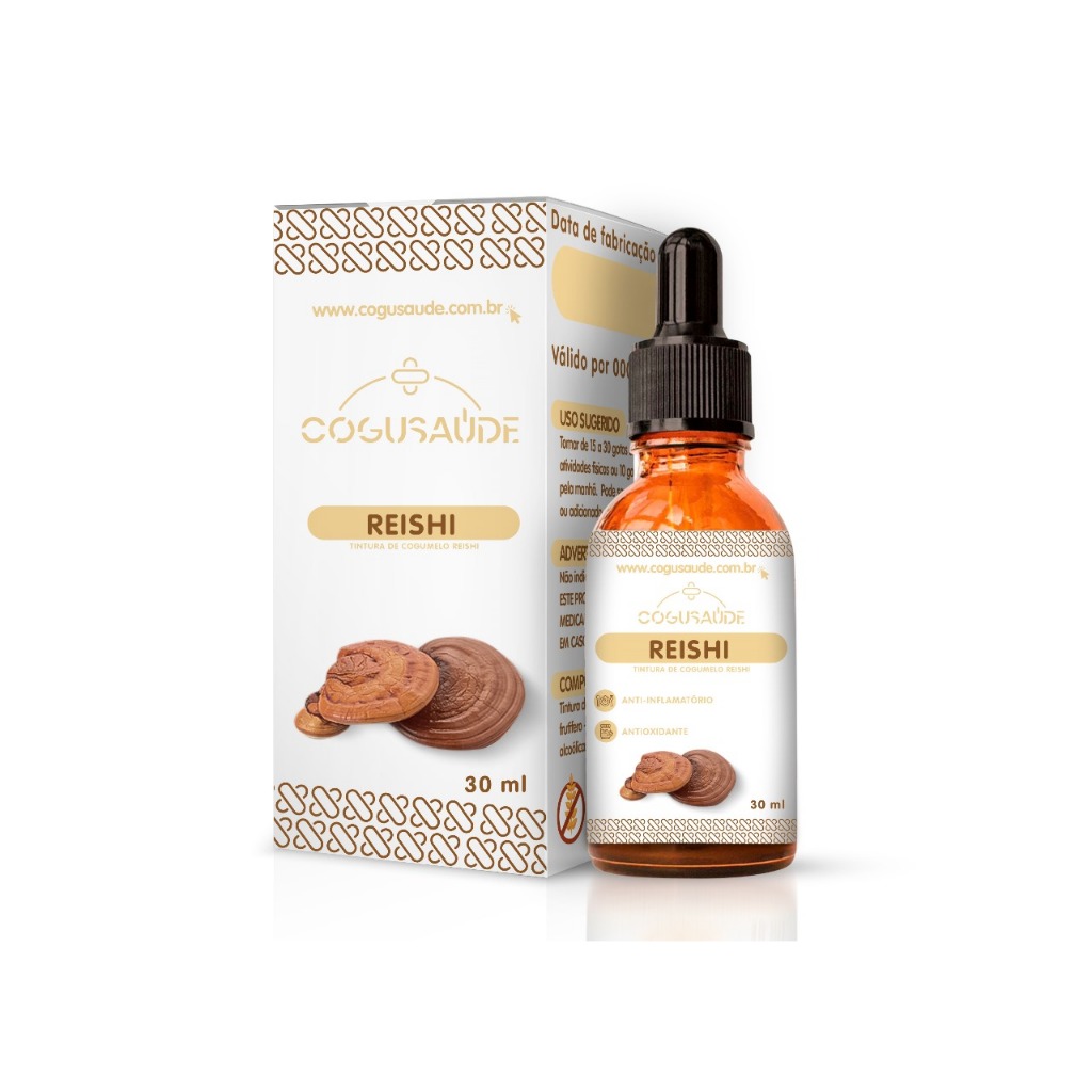 Extrato de reishi 30 ml natural
