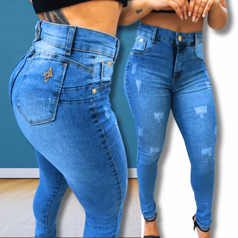 Calça Feminina Skinny Clara AJ Elastano Cintura A