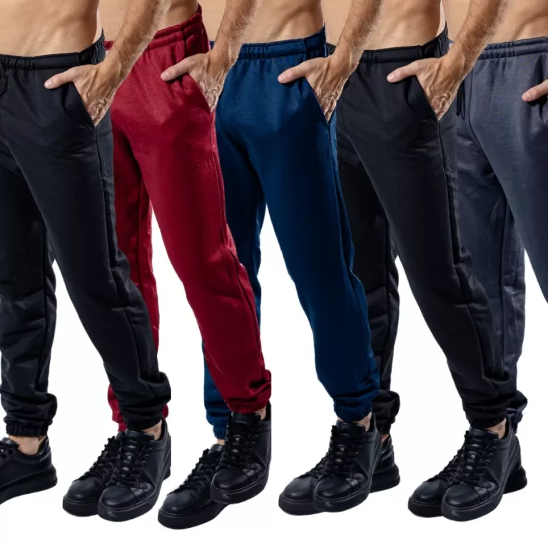 Kit 5 Calça de Moletom Peluciada com Amarração 