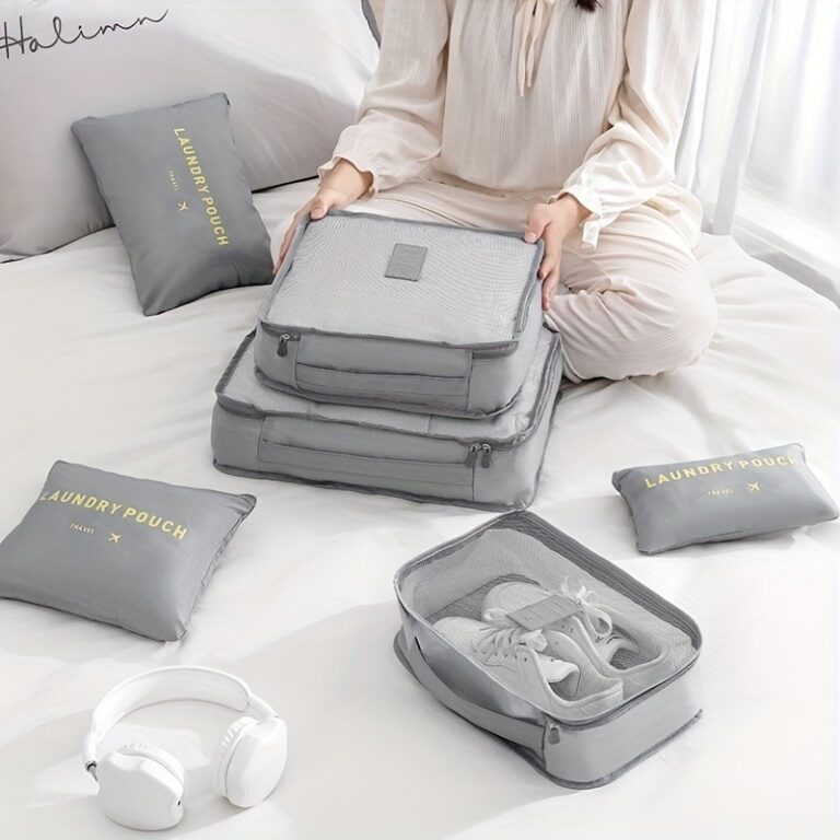 Kit Conjunto De 6 Peças De Bolsas De Armazenament