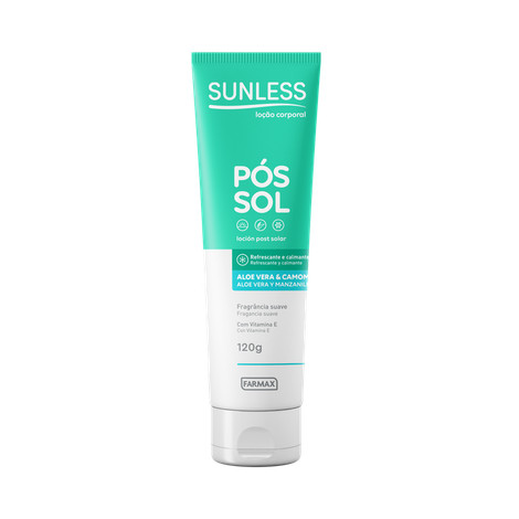 Loção Pós Camomila e Sol Aloe Vera 120g –