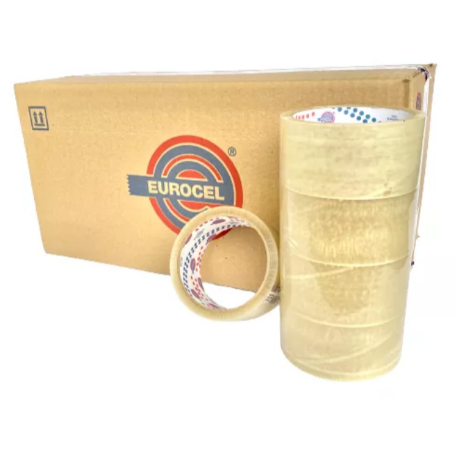 Fita Adesiva Transparente Euro 45mm x 40m  Caixa c