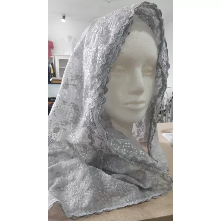 Pano da cabeça prata GJ127