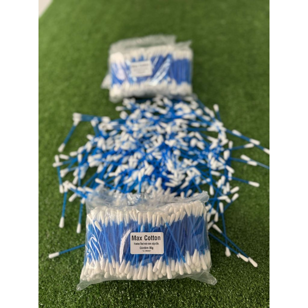 Cotonetes Higiene Pessoal Econômico Kit 1200 Unidades Segunda Linha  MAX COTTON