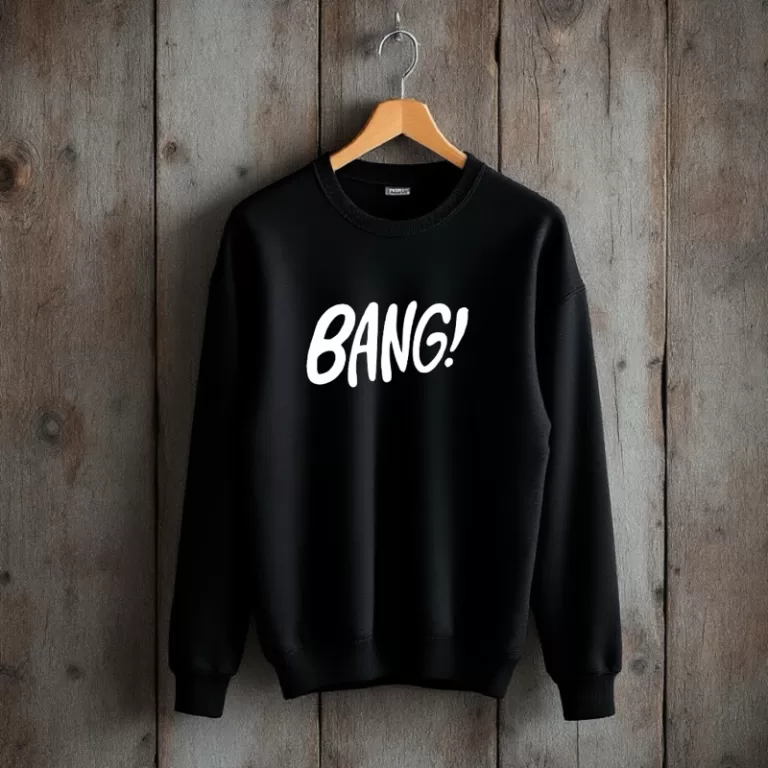 Moletom Careca Unissex Bang Blusa de Frio Suéter 