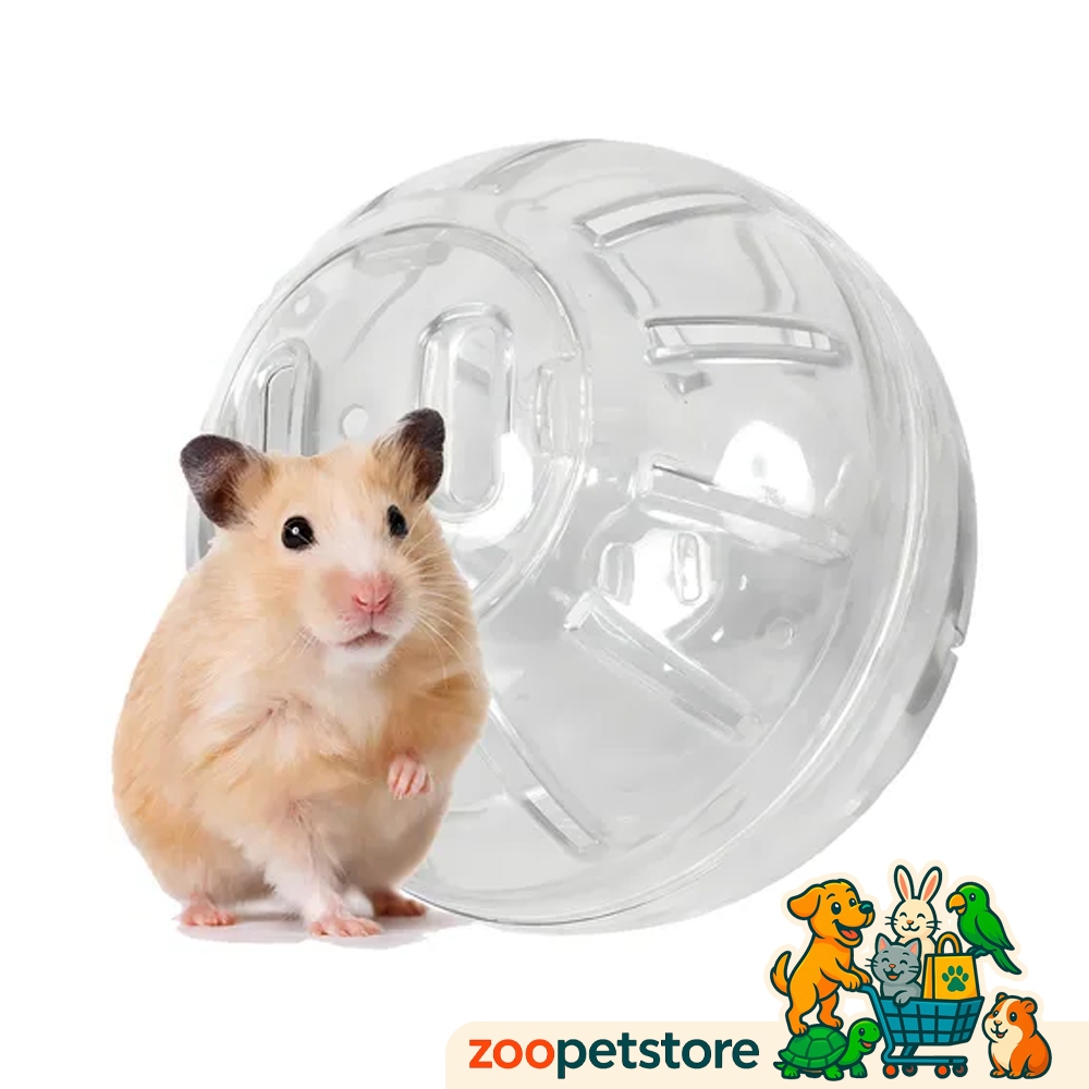 Globo de Exercícios para Hamster Plastico Cristal 12cm