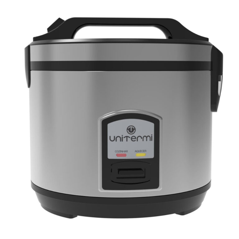 Panela de Arroz Elétrica 6 Xícaras Unitermi Inox