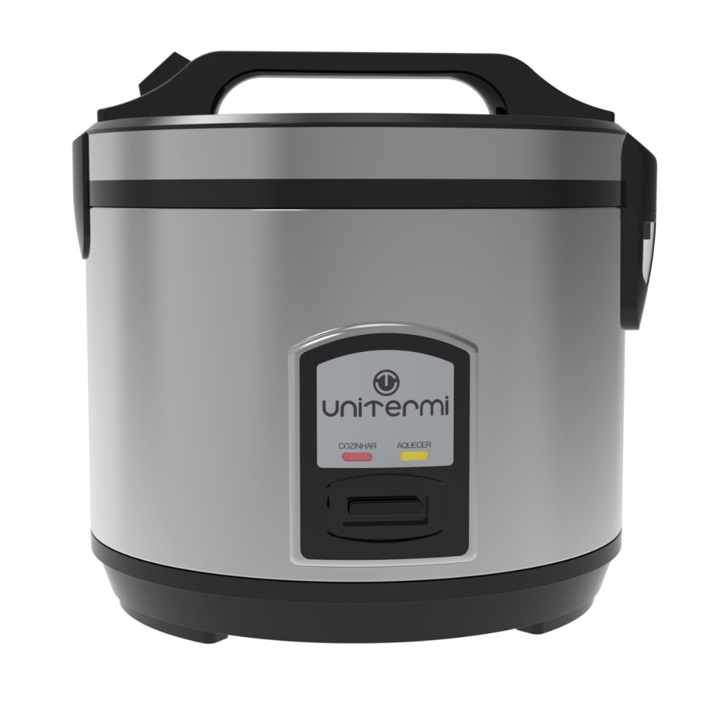 Panela de Arroz Elétrica 6 Xícaras Unitermi Inox
