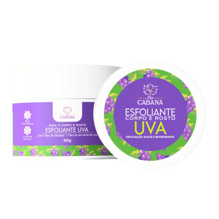 Esfoliante Corporal e Facial Uva Fio Cabana 300g |