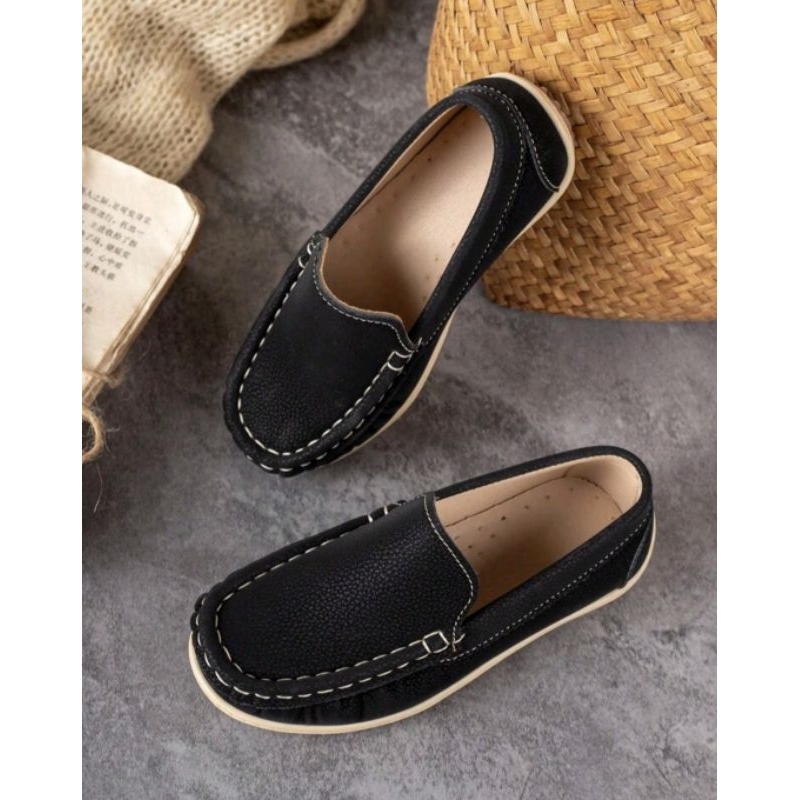 Mocassim Infantil Courino Solado Anti Derrapante