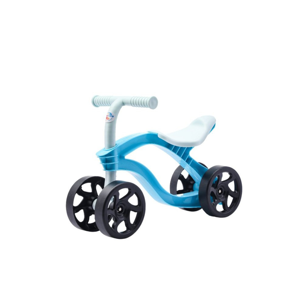 Bicicleta De Equilíbrio Infantil Futurista Sem Pedal 4 Rodas – Azul