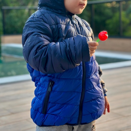 Bobojaco Casaco infantil 4 ao 10 meia cor