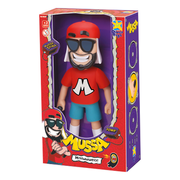 Boneco Mussa Articulado Divertoys Em Vinil DiverTo