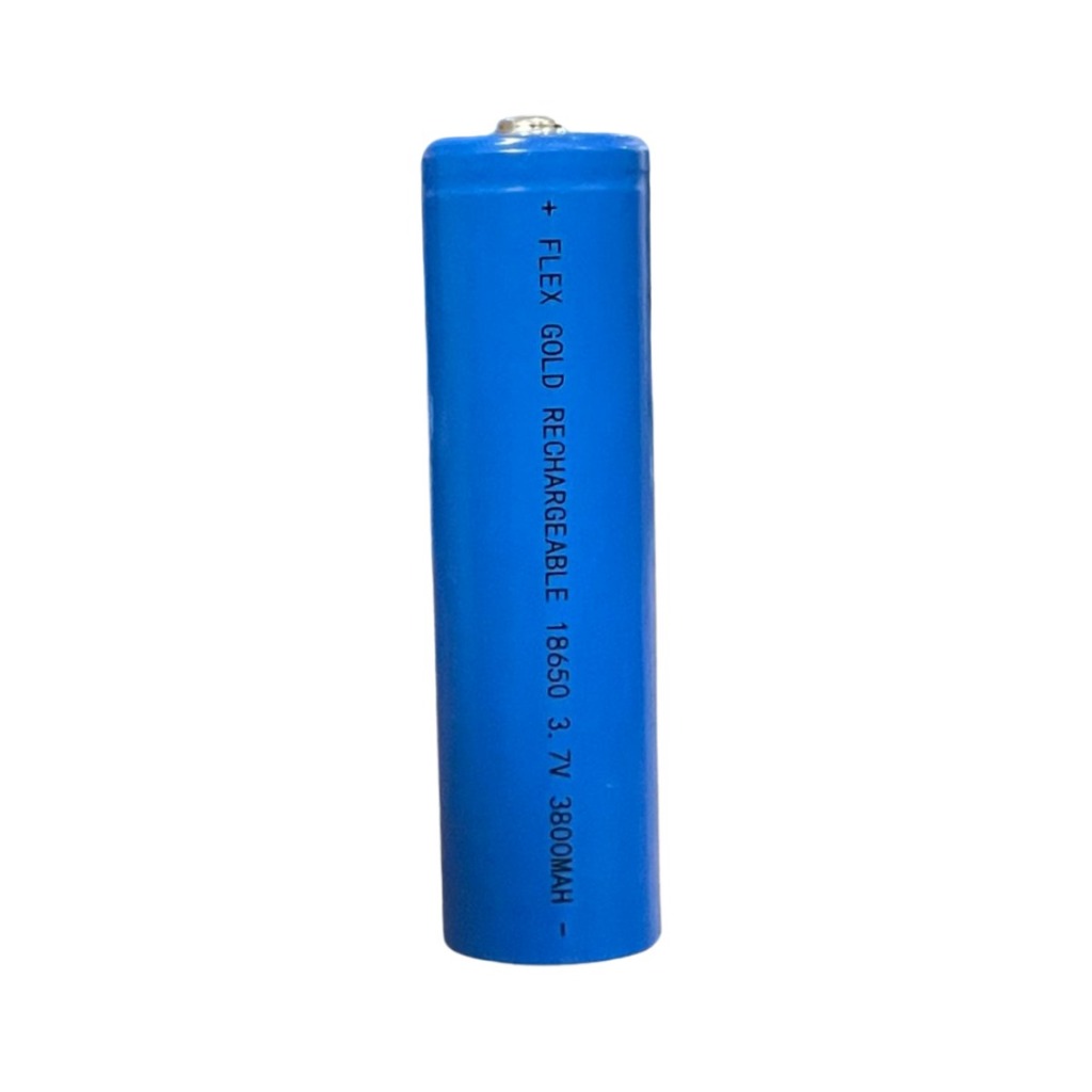 Pilhas Baterias Flex Gold18650 3800mah 3,7v Recarregável