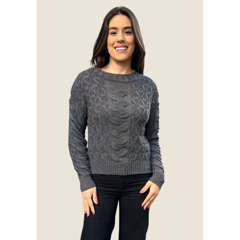 Blusa em Tricot Detalhes Trançados Lançamento In