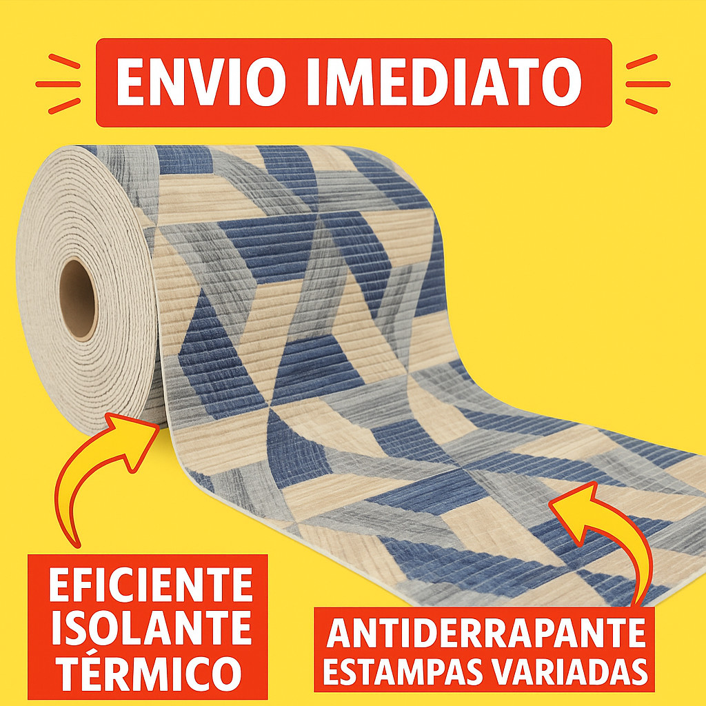 Passadeira Emborrachada Antiderrapante Soft Cozinha Banheiro Sala