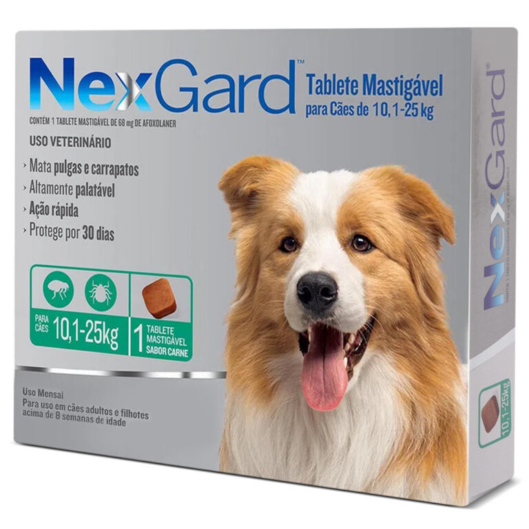 NexGard Antipulgas e Carrapatos para Cães de 10,1