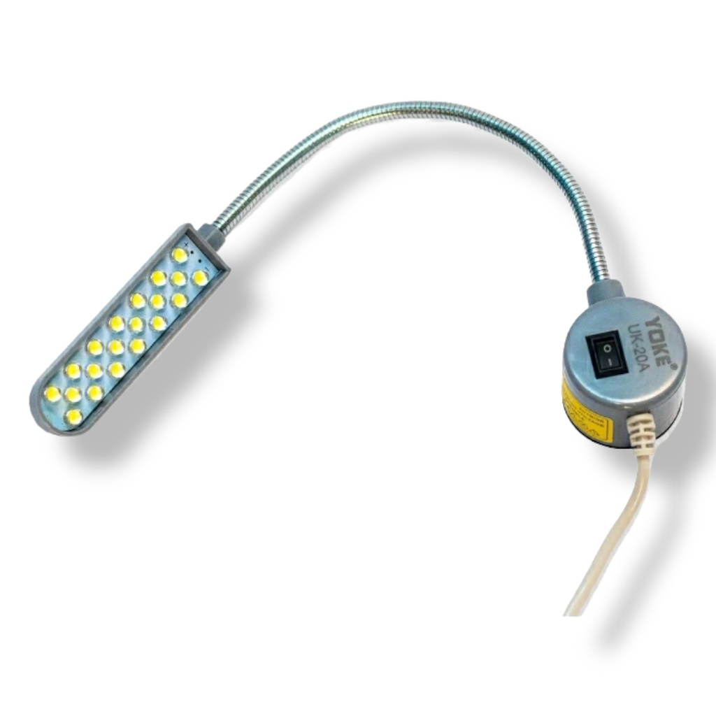 Luminária Lampada C/ 20 Led, Haste Flexível, Maquina Costura