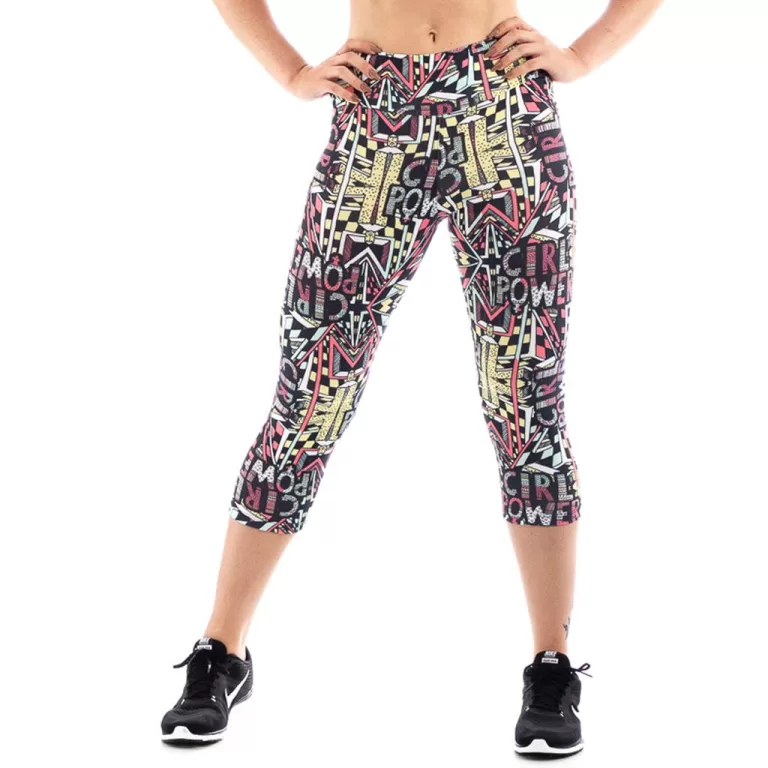 Kit 2 Calcas Legging Corsario Plus Size Estampada 