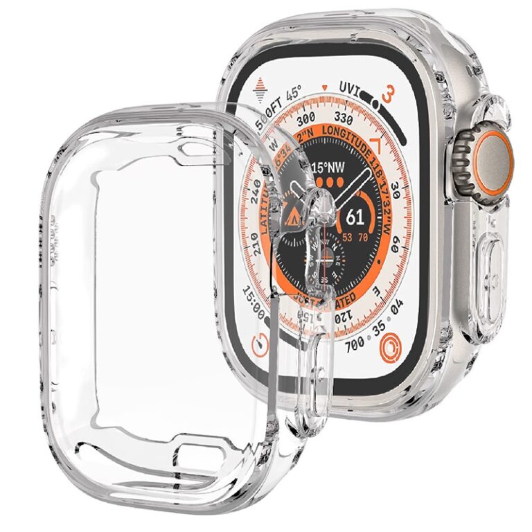 Capa Case Silicone transparente fechado Apple Watc