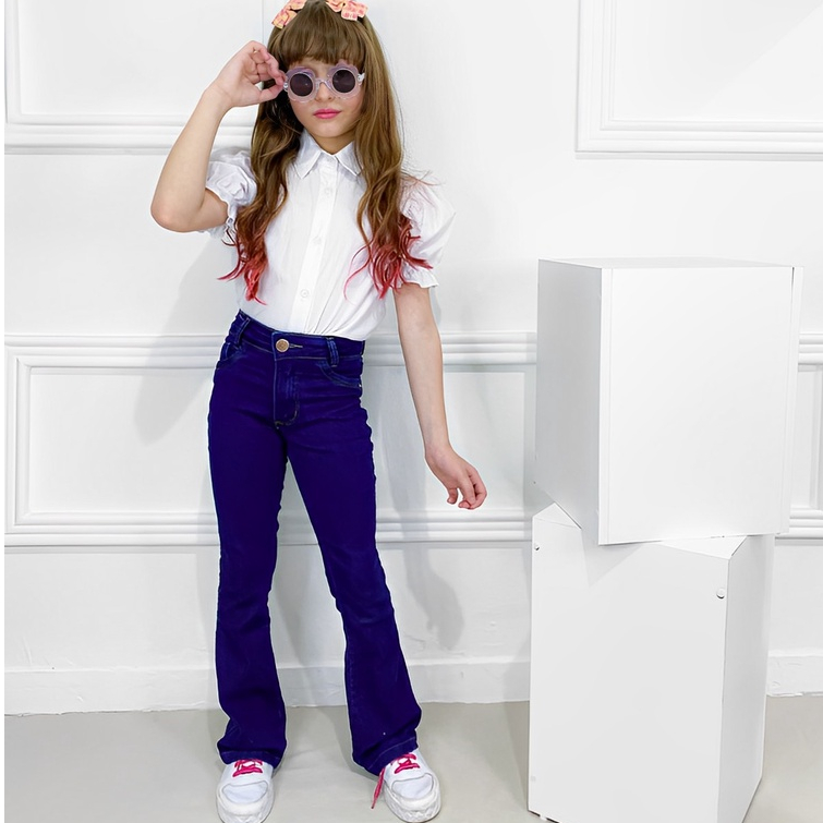 Calça Jeans Menina – Calça Infantil da mod