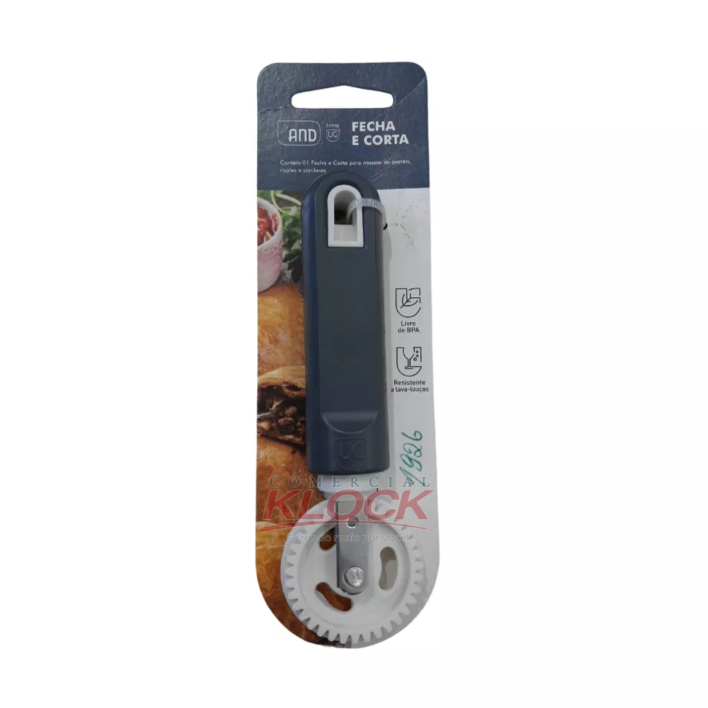 Carretilha Fecha E Corta Para Pastel E Massas Anodilar