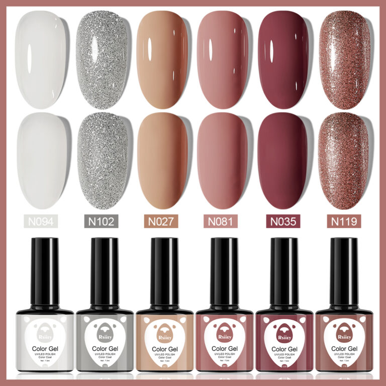Conjunto De Esmalte Em Gel De 6 Cores Para Todas A