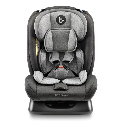 Cadeira Para Auto 0-36 Kg Litet Mass Preta e Cinza
