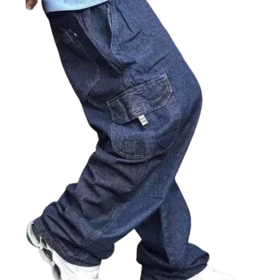 Calça Jeans Cargo Bolso Lateral Dazzling original