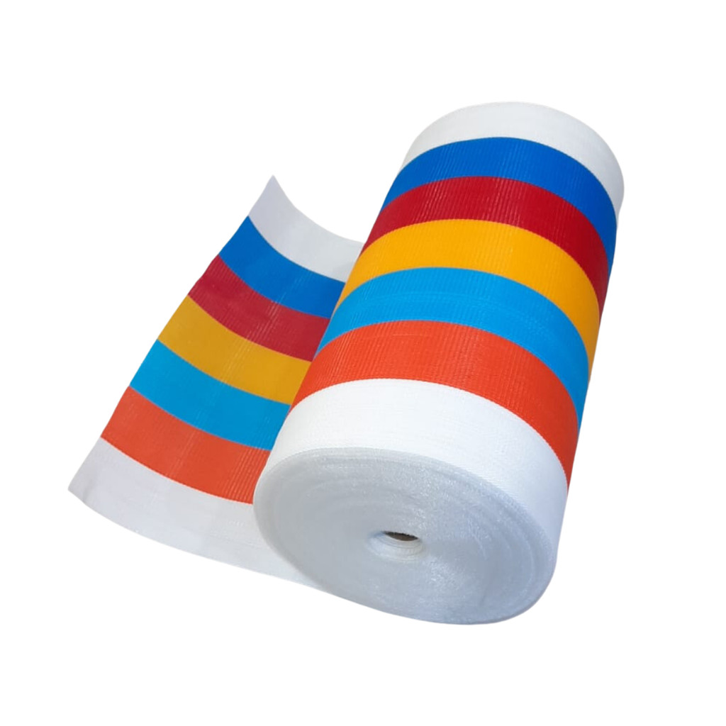 5m Tecido Nylon para Cadeira de Praia 40cm Largura Arco-íris