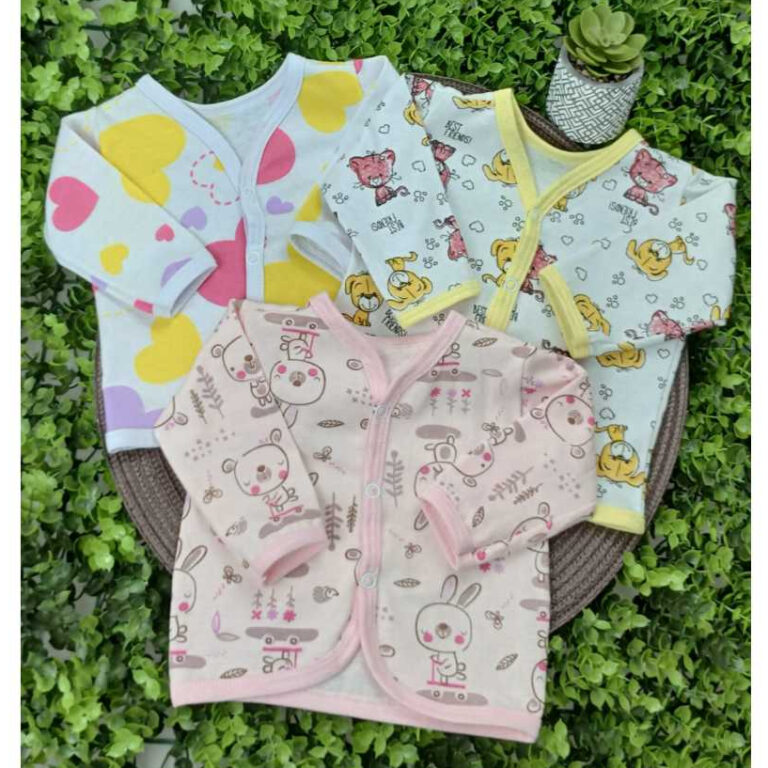 Conjunto 3 Casacos Recém-nascido Bebe Saída Mate