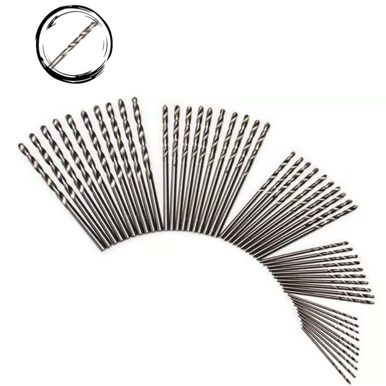 Jogo Kit 50 Brocas Aço Rapido 1mm 1,5mm 2mm 2,5mm
