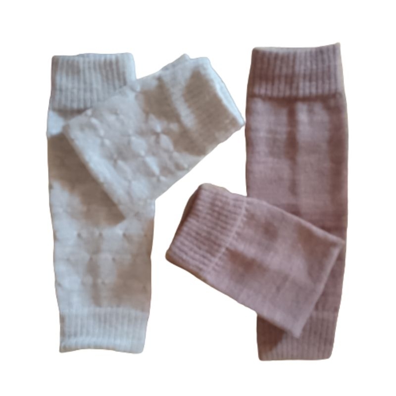 kit 2 pares de Polaina de lã diversas cores. Alta qualidade.