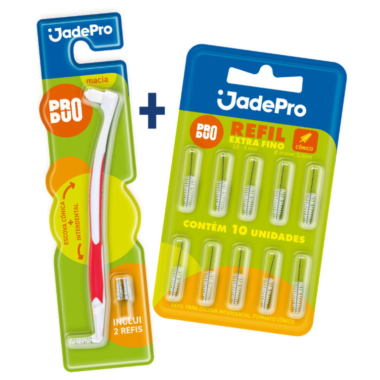 Escova Interdental com 2 Refis + KIT 10 Refis JADE