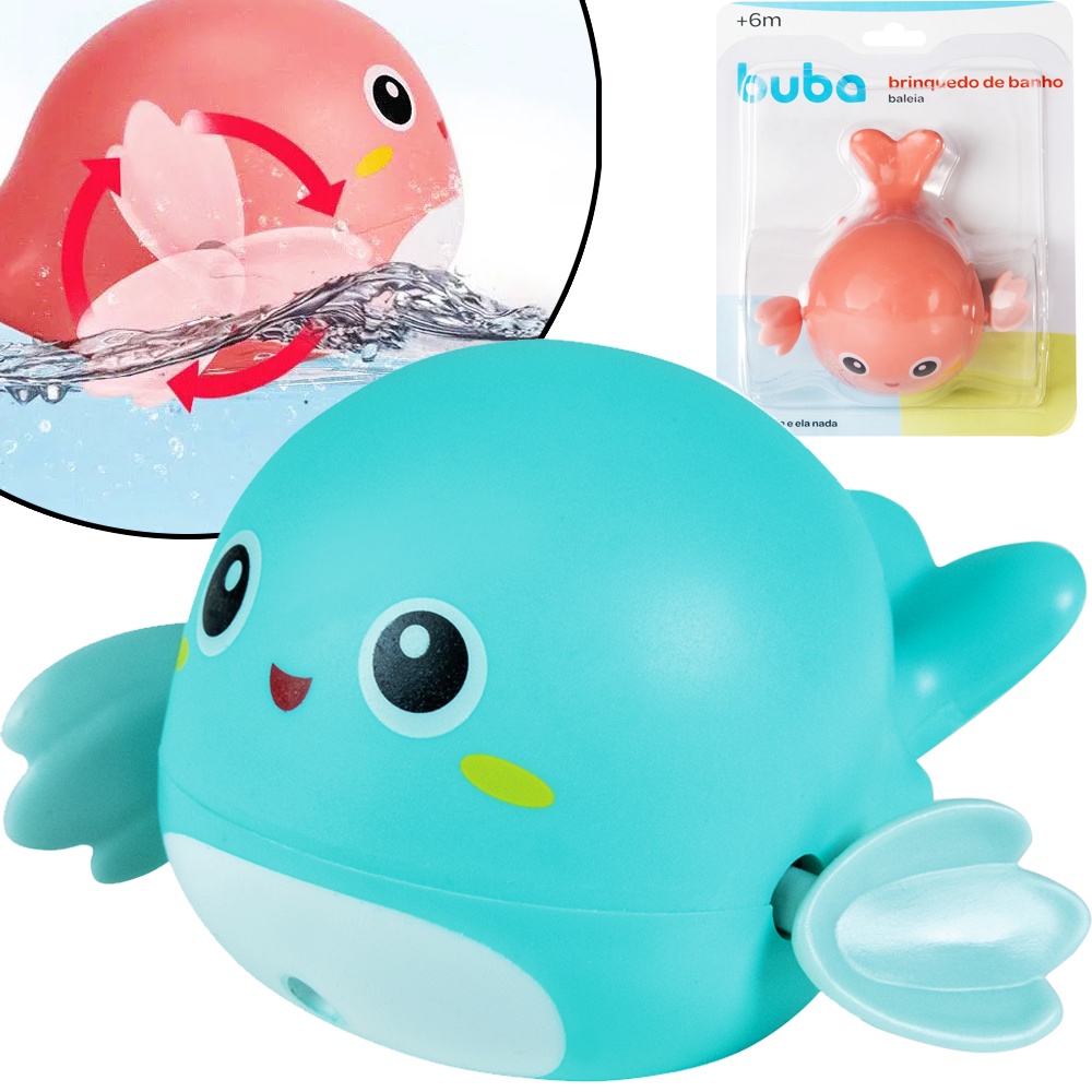 BRINQUEDO PARA BANHO INFANTIL BEBE C/ CORDA NADADOR