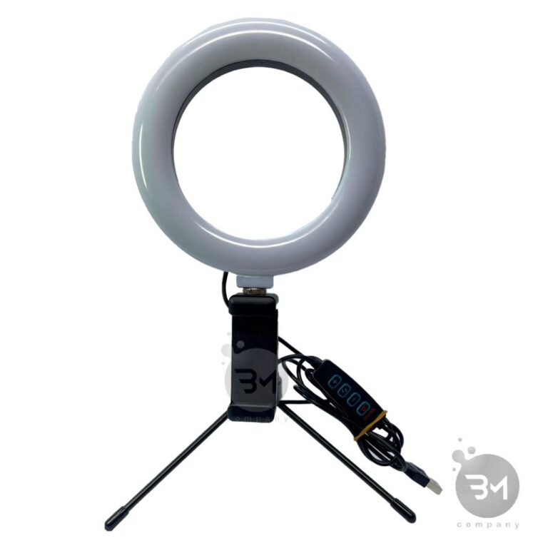 Kit Ring Light Blogueira Luminária De Led 6 Poleg
