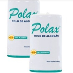 Kit 2 Algodão Hidrófilo 500g  Cada – Polax