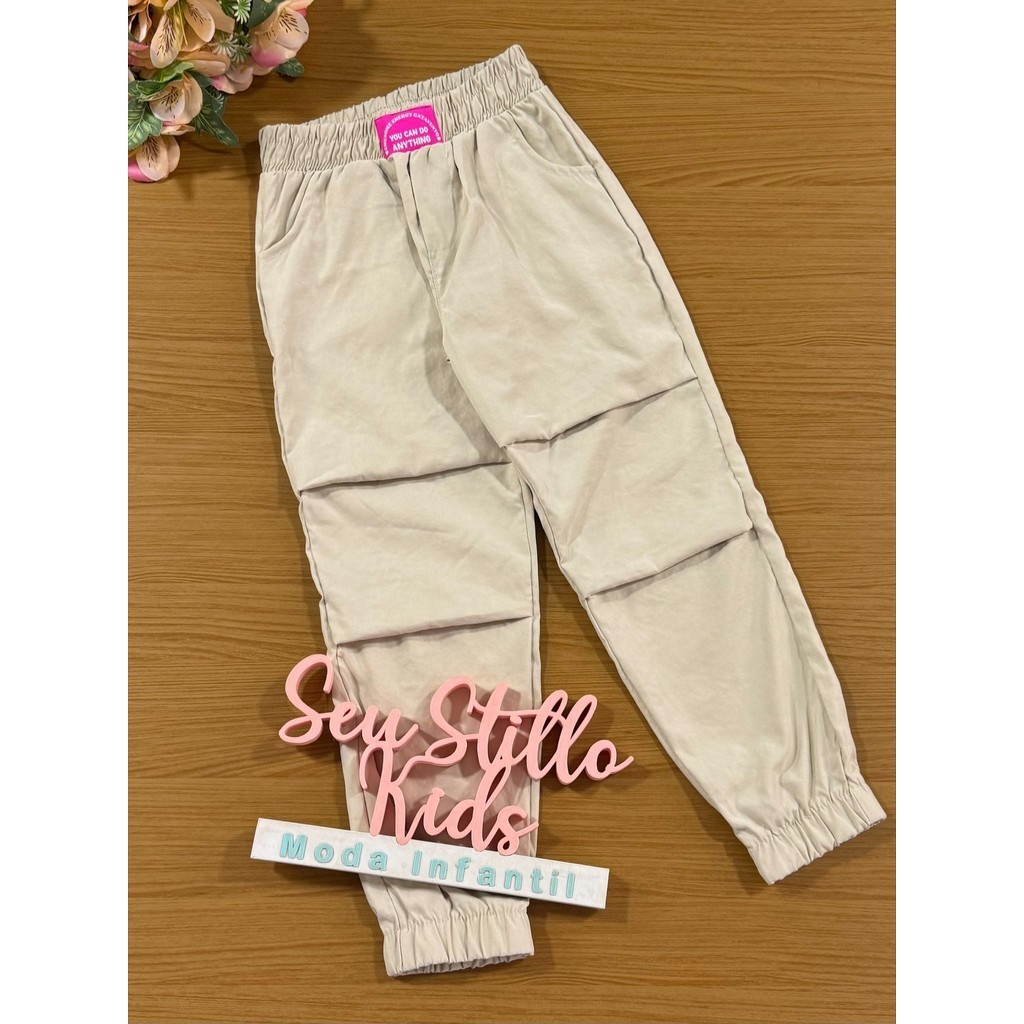 Calça Infantil Catavento Inverno Bege