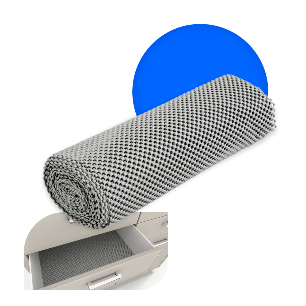 Forro Para Gavetas Armário Geladeira Dispensa Cozinha Antiderrapante Rolo 30cmx460cm