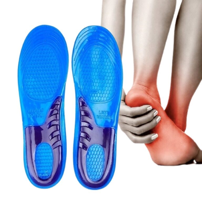 Palmilha Ortopédica Gel de Silicone para Dores no